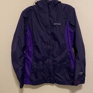 Columbia Dark Purple Rain Jacket